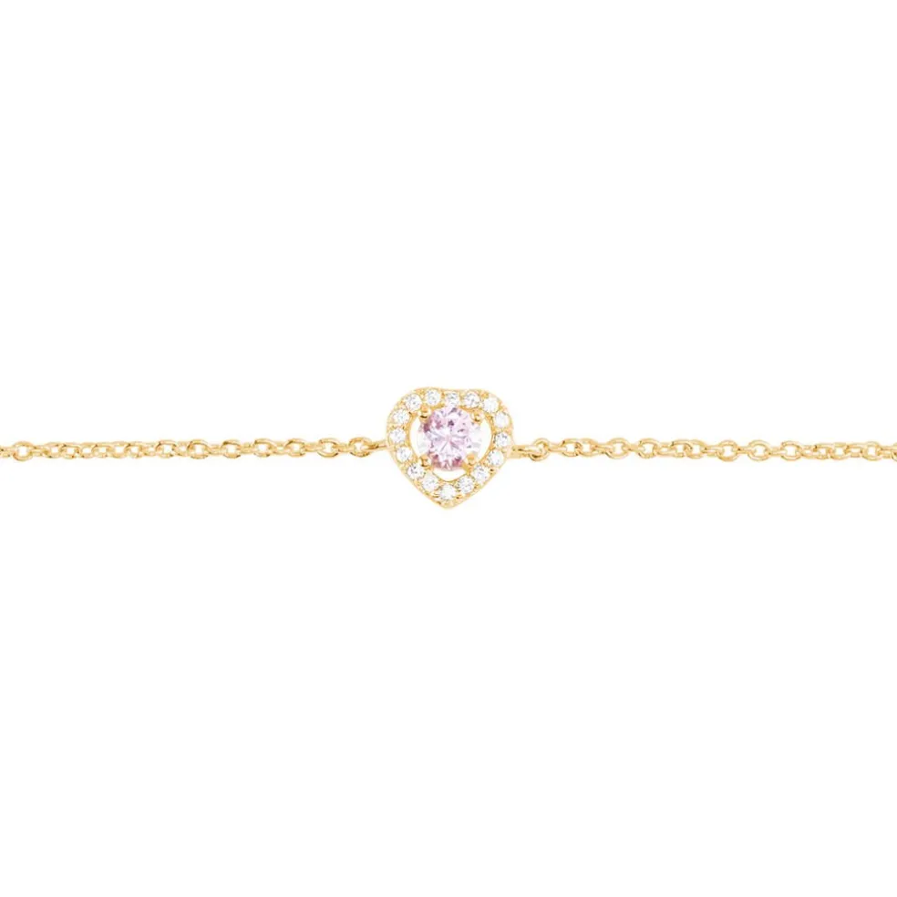 Bracelet Plaqué Or Jaune Alais Oxyde De Zirconium