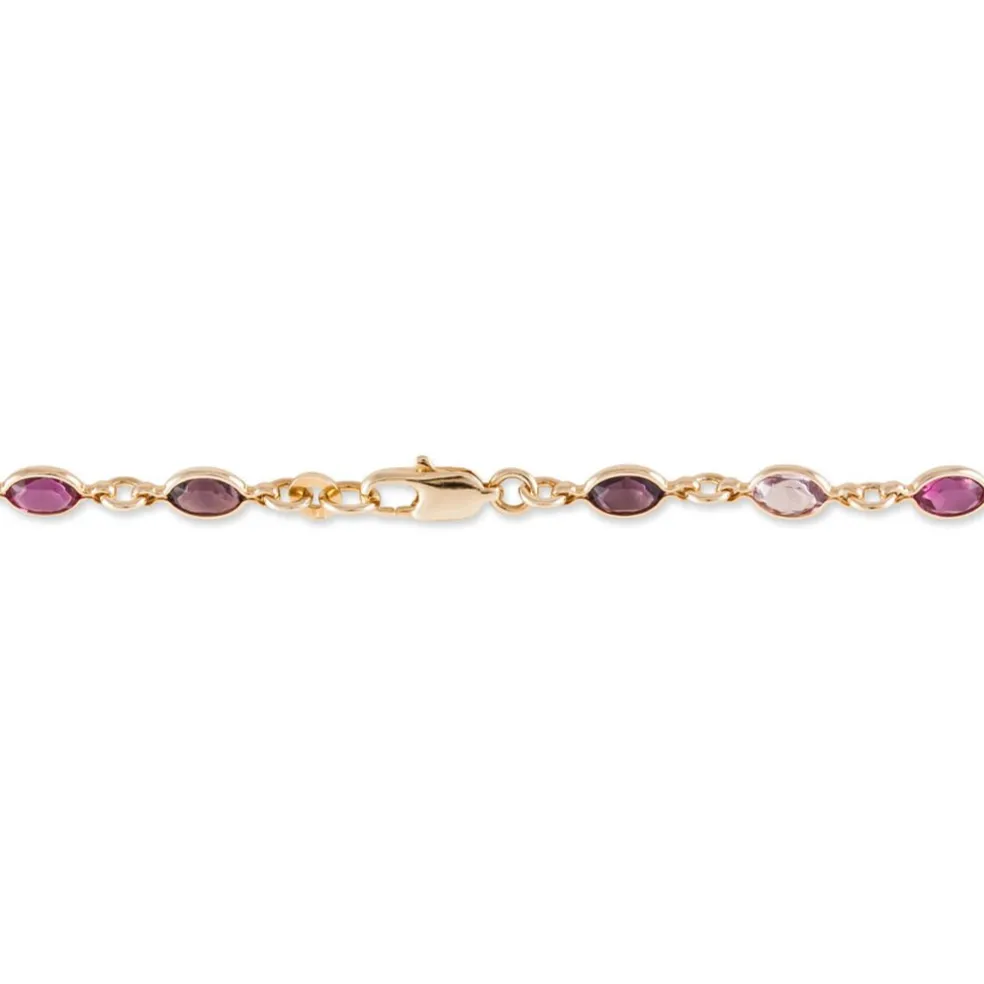 Bracelet Plaqué Or Jaune Alais Oxyde De Zirconium
