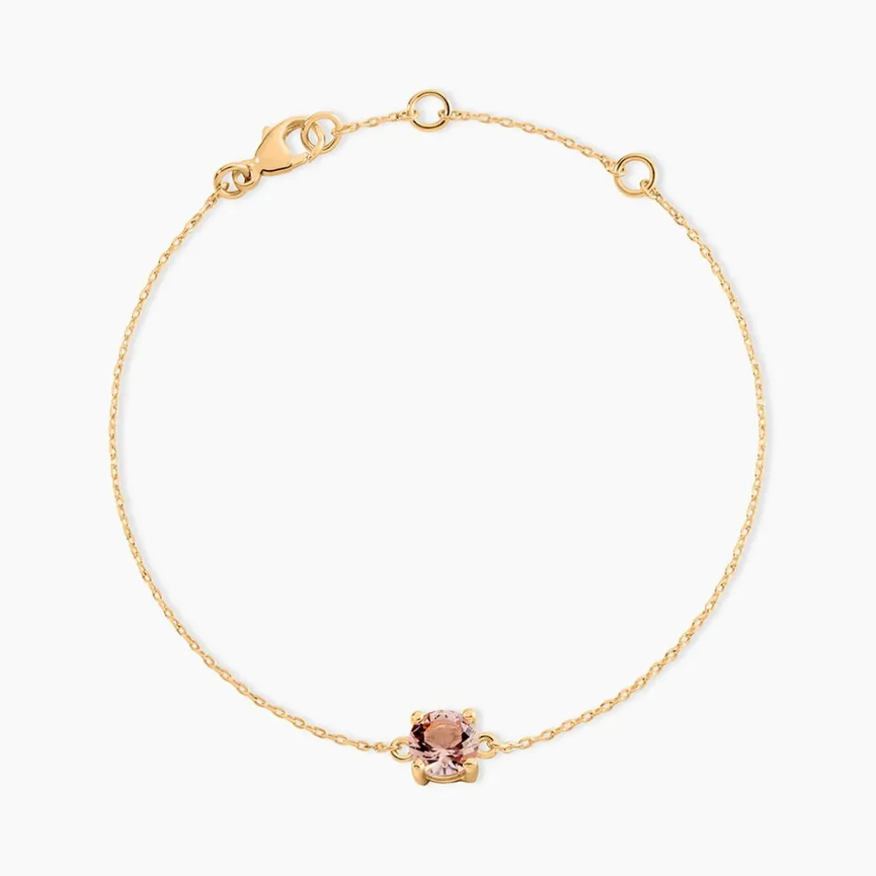 Bracelet Plaqué Or Jaune Nilay Oxyde De Zirconium