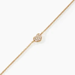 Bracelet Plaqué Or Nafissa Oxydes De Zirconium