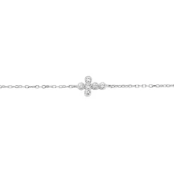 Bracelet Priscus Argent Blanc Oxyde De Zirconium