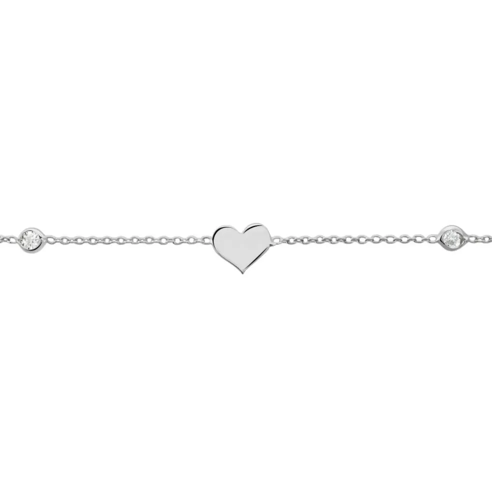 Bracelet Rana Argent Blanc Oxyde De Zirconium