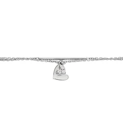 Bracelet Salli Argent Blanc Oxyde De Zirconium