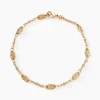 Bracelet Saraï Plaqué Or Doré