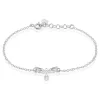 Bracelet Sevinc Argent Blanc