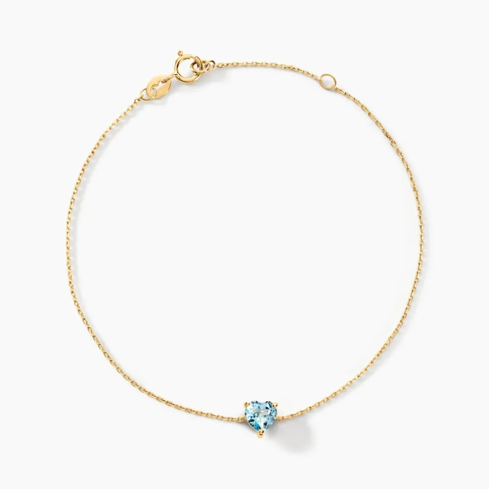 Bracelet Tender Love Or Jaune Topaze
