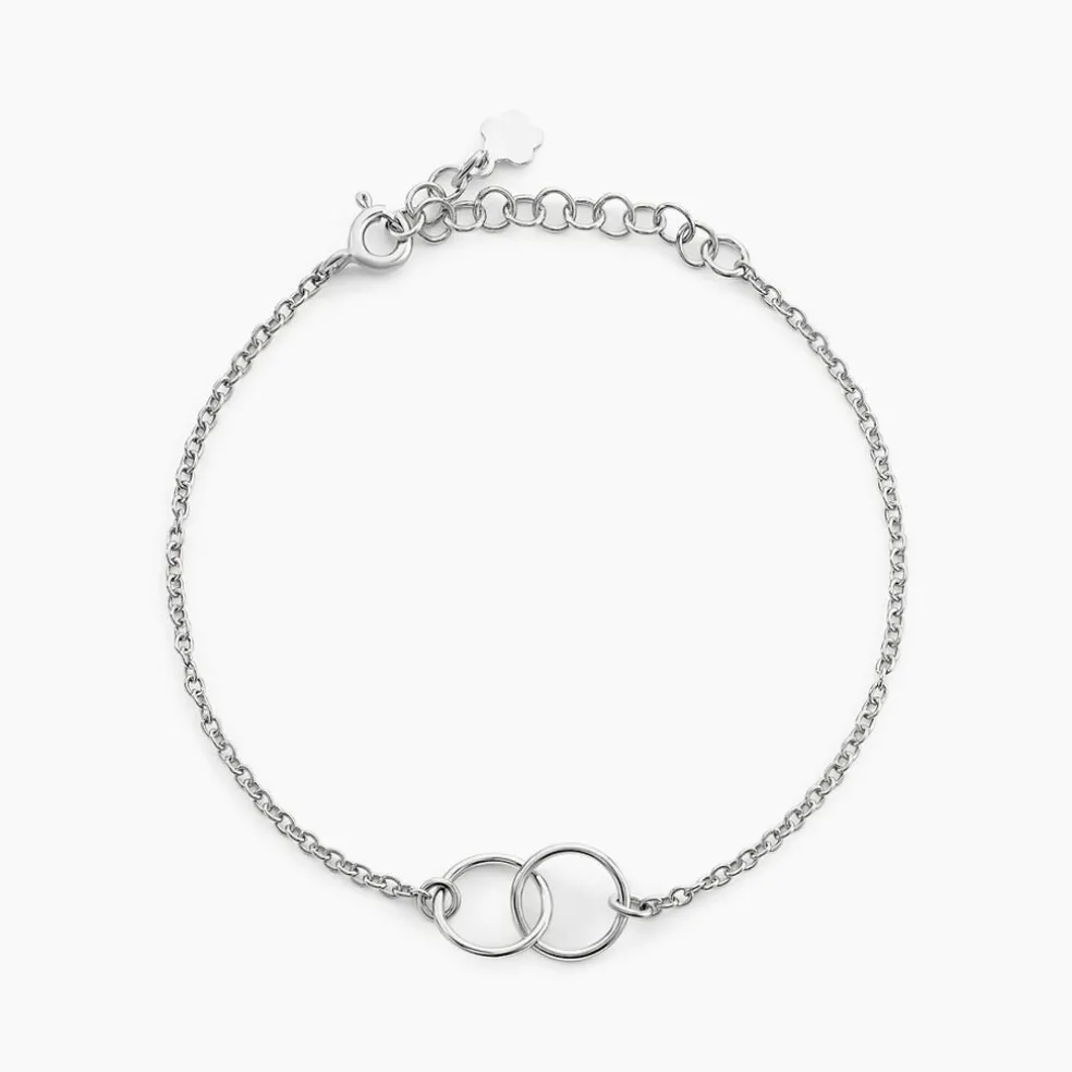 Bracelet Toi Et Moi Argent Blanc