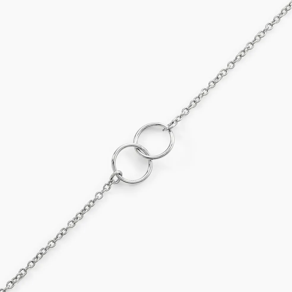Bracelet Toi Et Moi Argent Blanc