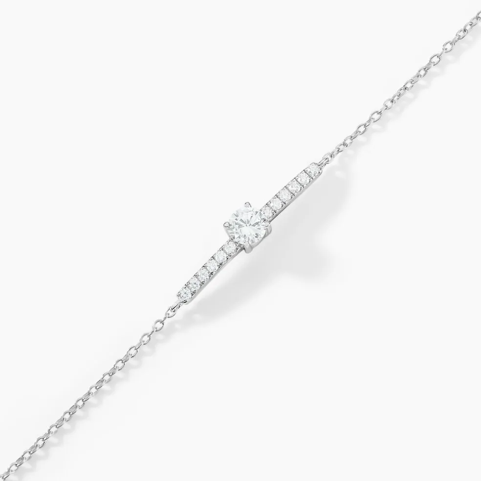 Bracelet Tovia Argent Blanc Oxyde De Zirconium
