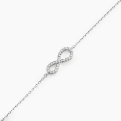 Bracelet Veda Argent Blanc Oxyde De Zirconium