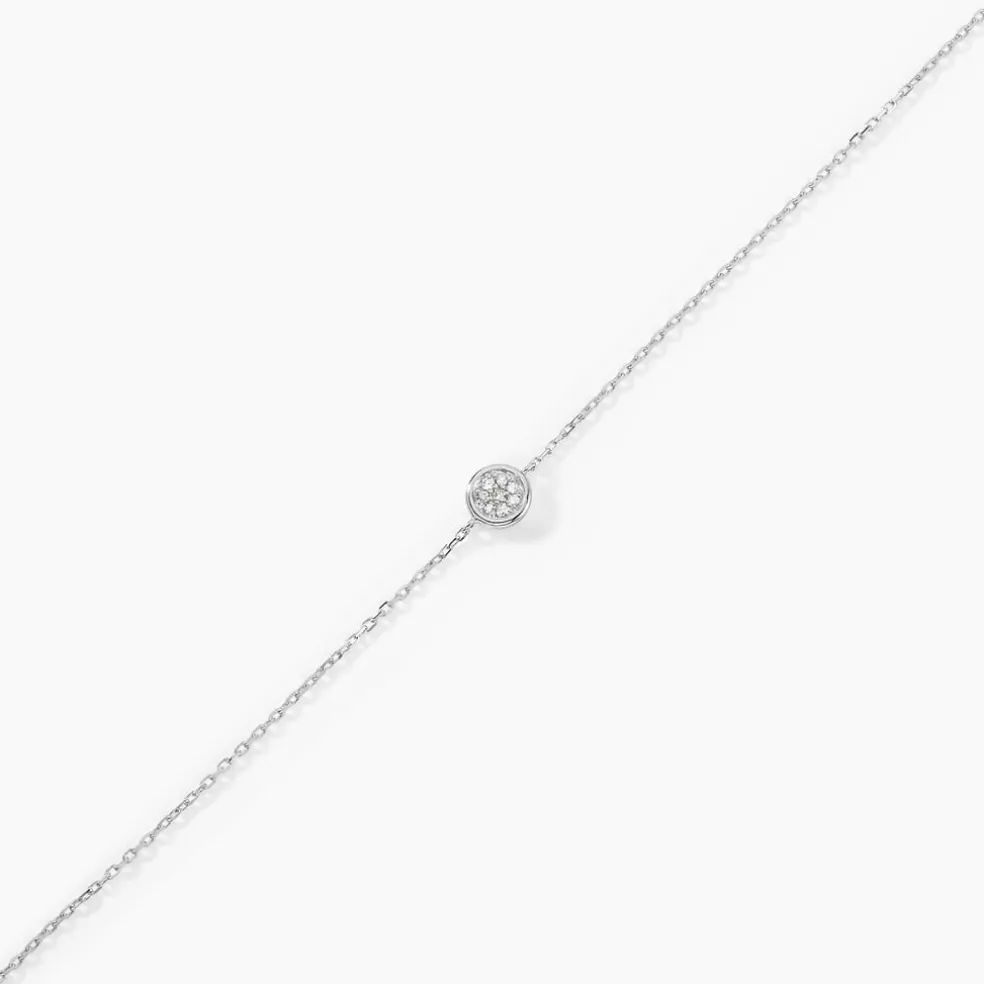 Bracelet Violanda Or Blanc Diamant