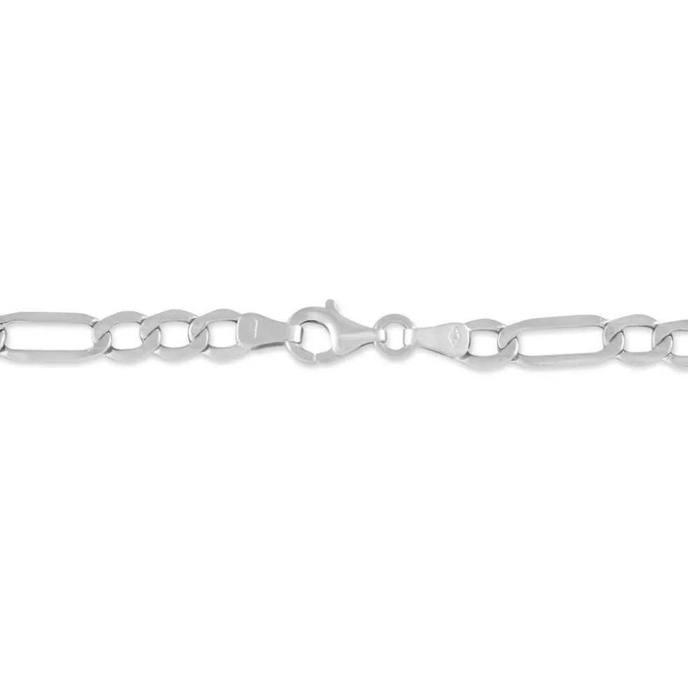 Bracelet Vivian Maille Alternee 1/3 Argent Blanc