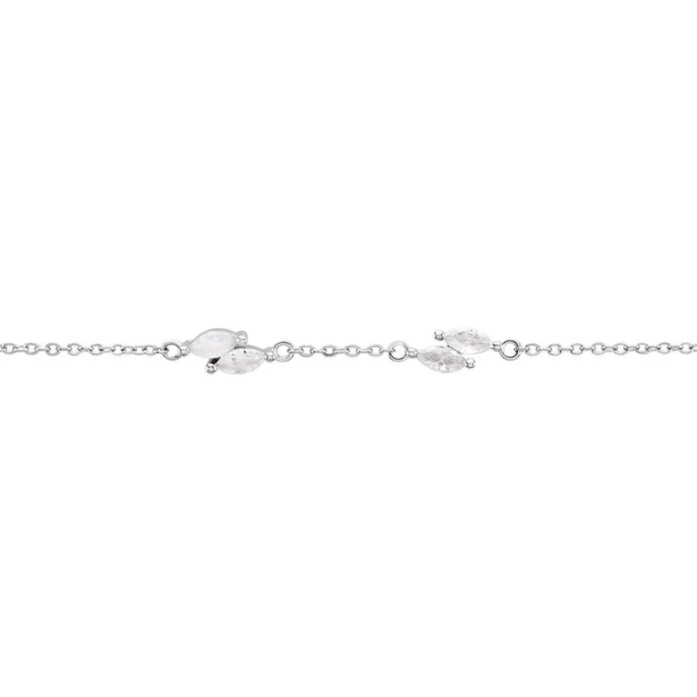 Bracelet Winter Sweetness Argent Blanc Oxyde De Zirconium