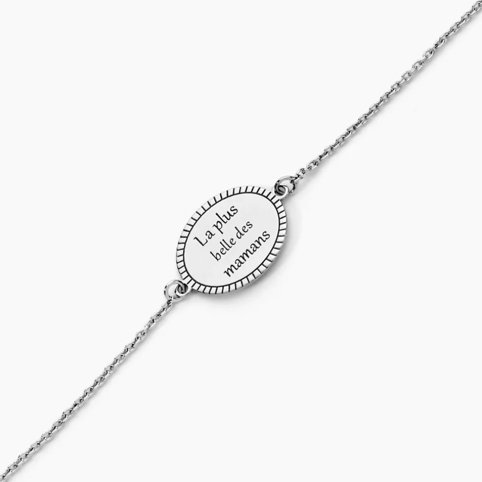 Bracelet Yahya Argent Blanc