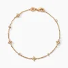 Bracelet Ziha Plaqué Or Jaune Oxyde De Zirconium