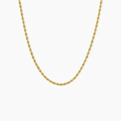 Chaine Ambra Acier Jaune