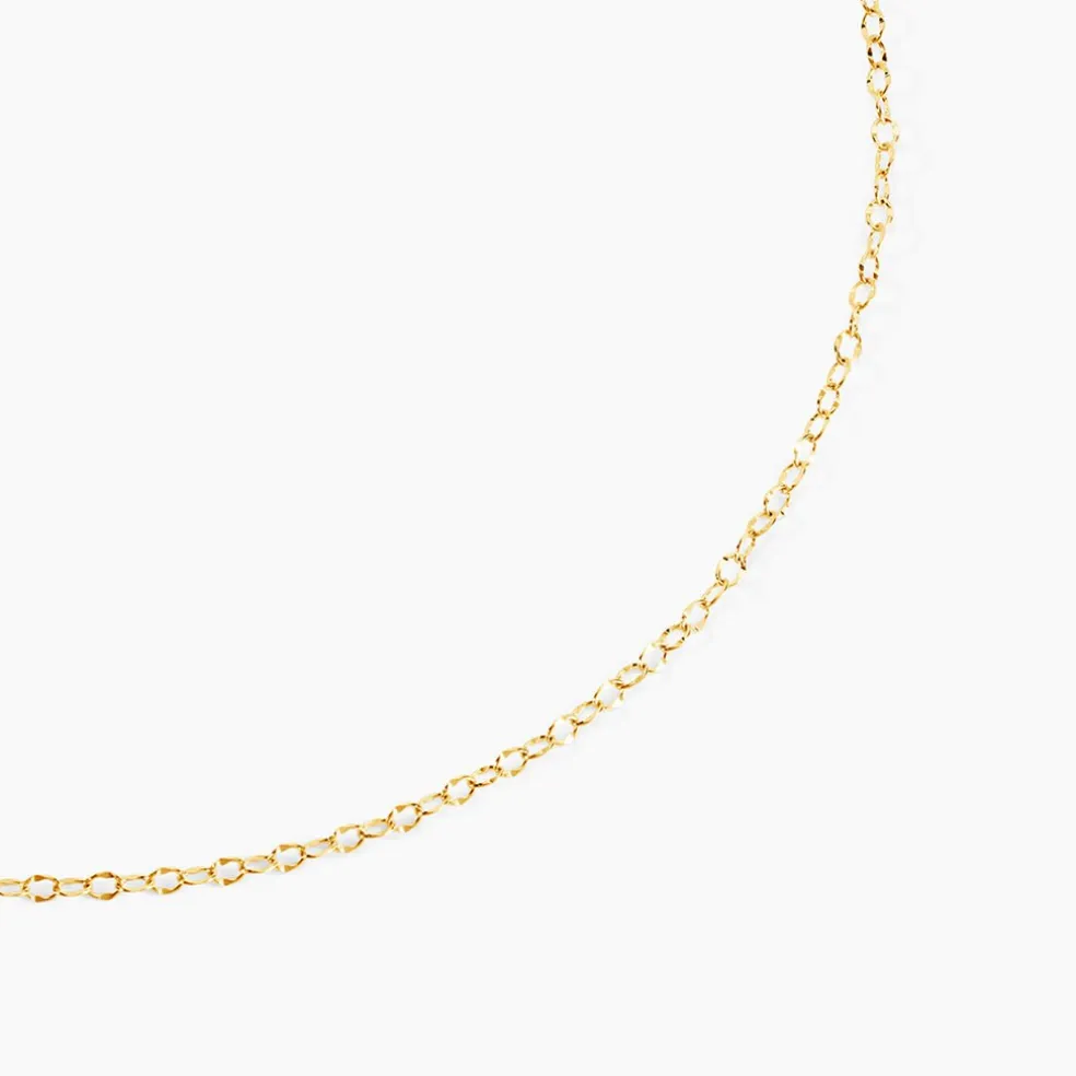 Chaine Or Jaune Pilea