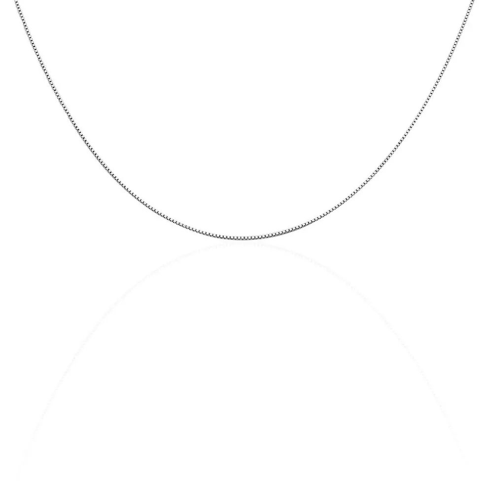 Chaîne Alyze Argent Blanc