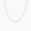 Chaîne Alyze Argent Blanc