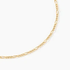 Chaîne Cameo Maille Alternee 1/3 Or Jaune