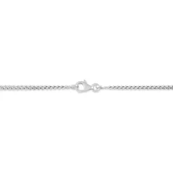 Chaîne Casper Maille Gourmette Argent Blanc