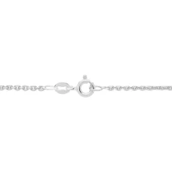 Chaîne Claudine Maille Forçat Argent Blanc