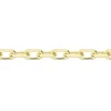 Chaîne Igoa Maille Forçat Diamantee Or Jaune