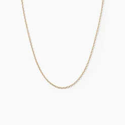 Chaîne Igoa Maille Forçat Diamantee Or Jaune