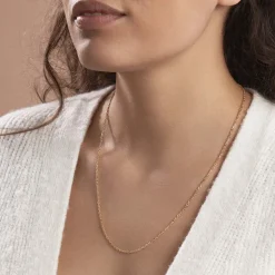 Chaîne Igoa Maille Forçat Diamantee Or Jaune