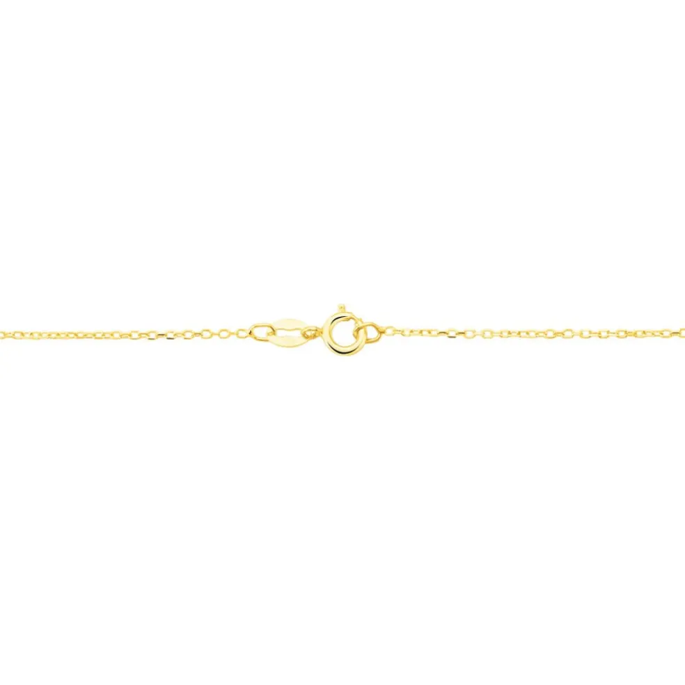 Chaîne Igoa Maille Forçat Diamantee Or Jaune