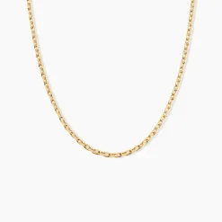 Chaîne Igoa Maille Forçat Diamantee Or Jaune