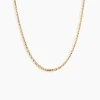Chaîne Igoa Maille Forçat Diamantee Or Jaune
