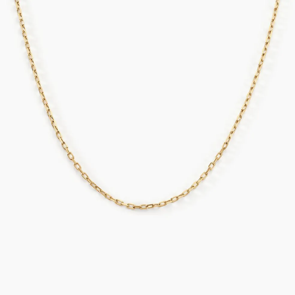 Chaîne Igoa Maille Forçat Diamantee Or Jaune
