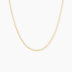 Chaîne Igoa Maille Forçat Diamantee Or Jaune