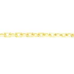 Chaîne Igoa Maille Forçat Diamantee Or Jaune