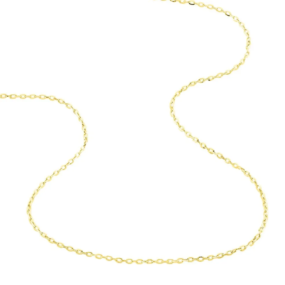Chaîne Igoa Maille Forçat Diamantee Or Jaune