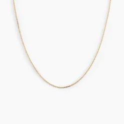 Chaîne Igoa Maille Forçat Diamantee Or Jaune
