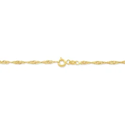 Chaîne Imanie Maille Singapour Or Jaune