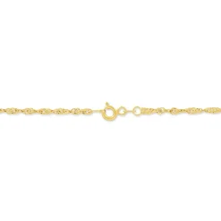 Chaîne Imanie Maille Singapour Or Jaune