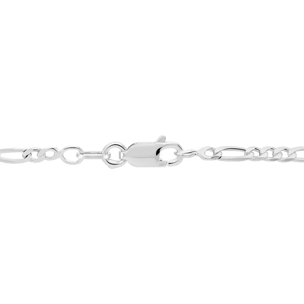 Chaîne Vivian Argent Blanc