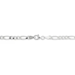 Chaîne Vivian Maille Alternee 1/3 Argent Blanc