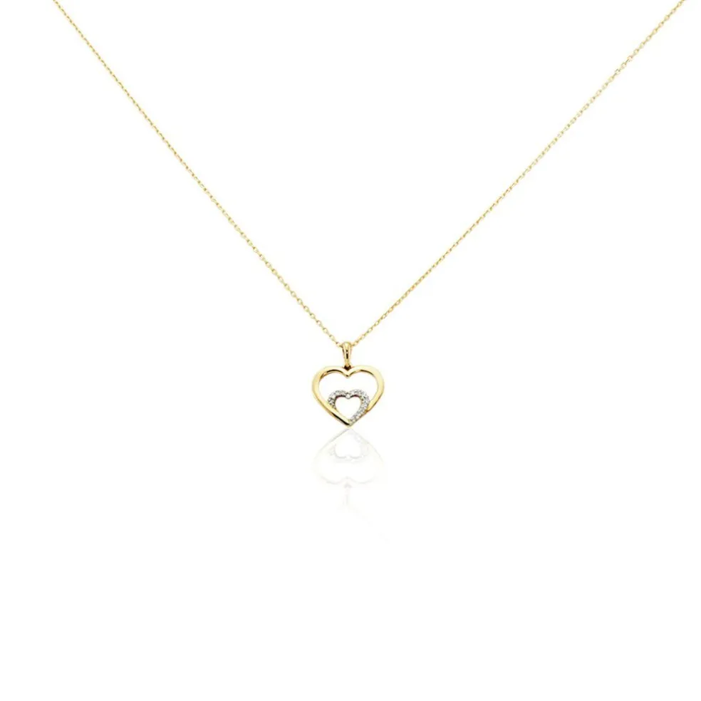 Collier Abeni Or Jaune Diamant