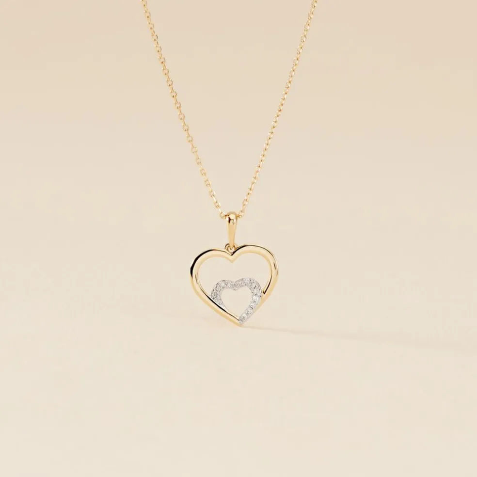 Collier Abeni Or Jaune Diamant