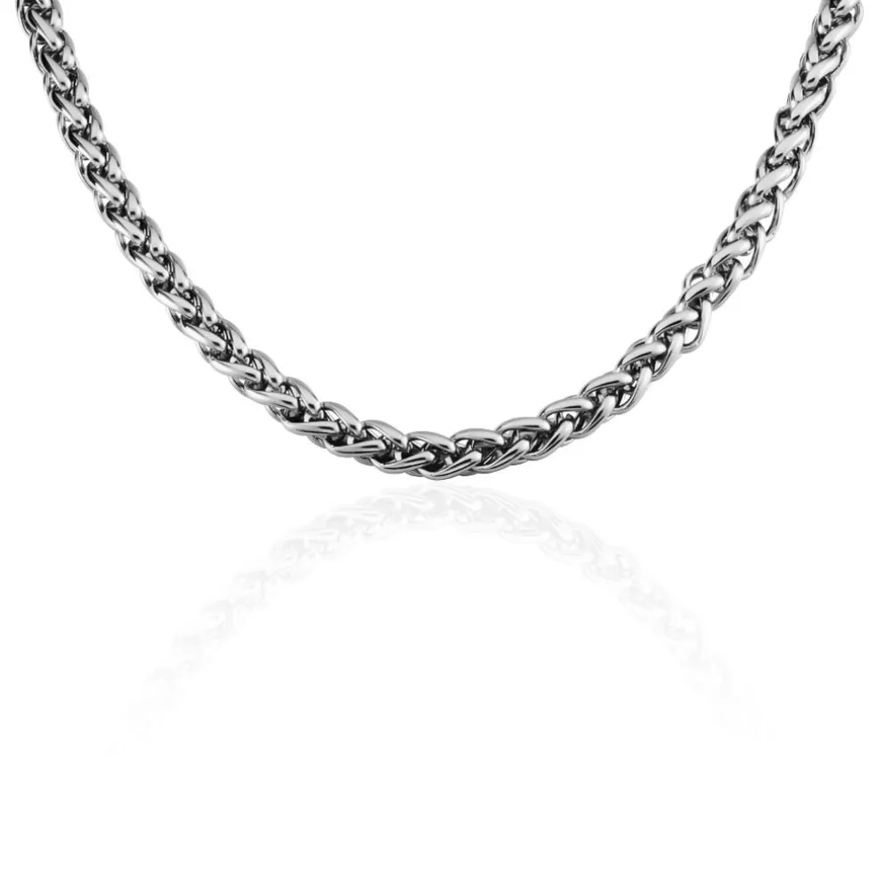 Collier Acier Gris Vasio