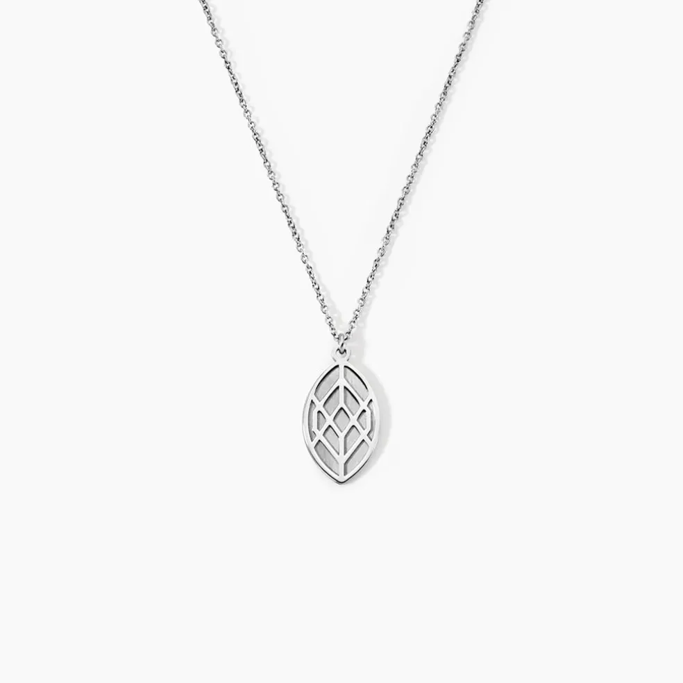Collier Adelaida Argent Blanc