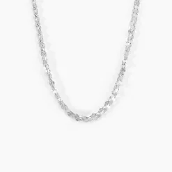 Collier Adelaide Argent Blanc