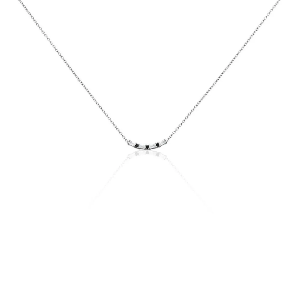 Collier Adriana Argent Blanc Oxyde De Zirconium