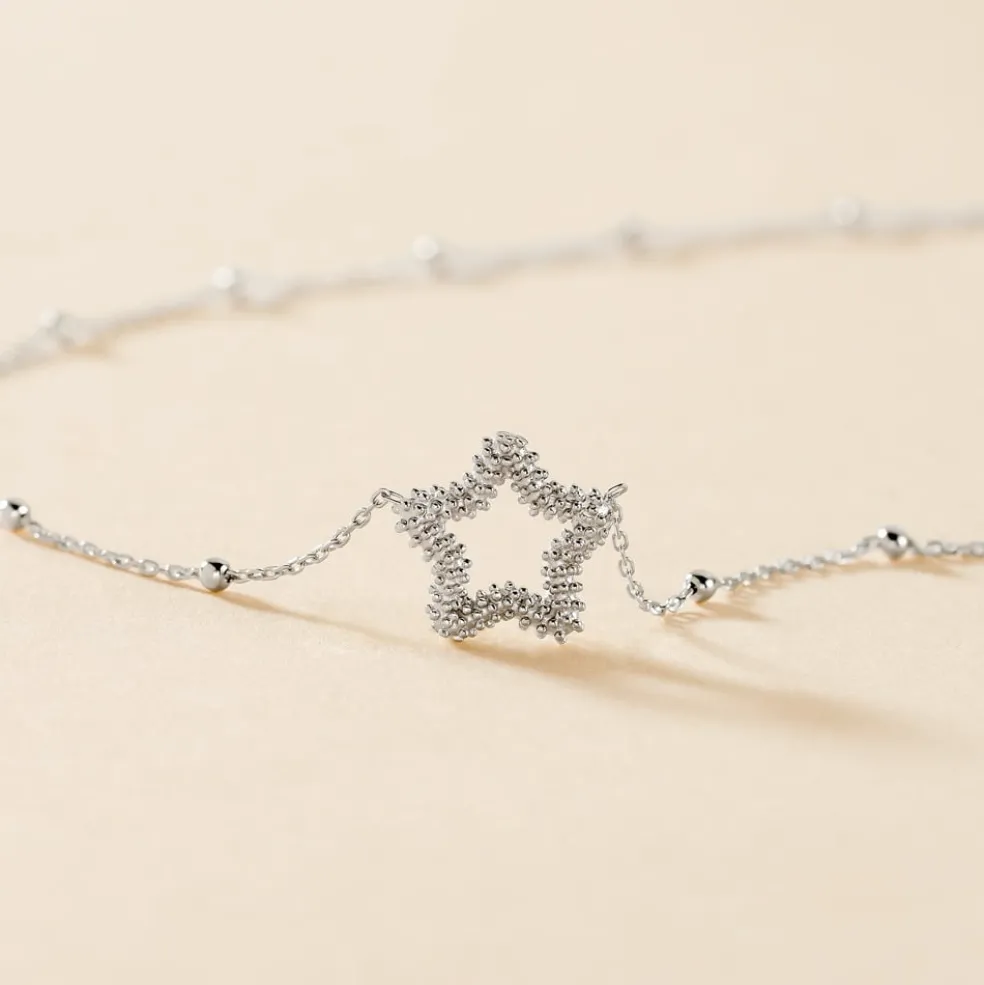 Collier Aella Argent Blanc