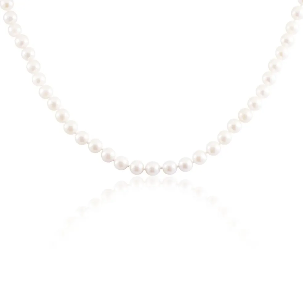 Collier Aicha Or Jaune Perle De Culture D'akoya