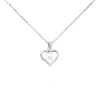 Collier Ainhoa Maille Forçat Argent Blanc Perle De Culture